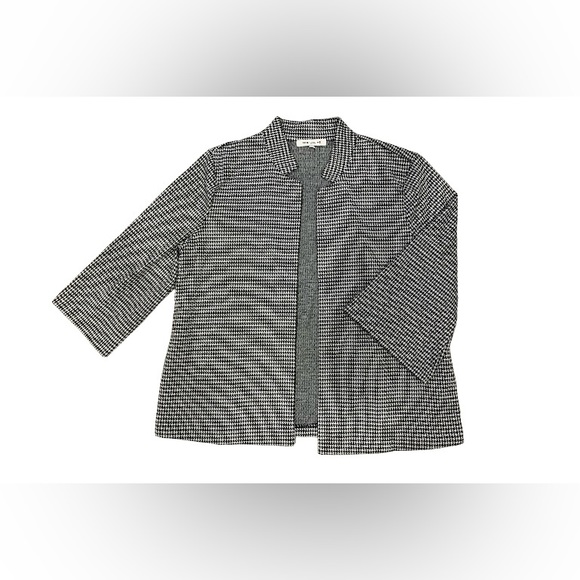 Rose & Olive Houndstooth Notch Collar Blazer - Picture 1 of 4